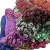 Ricama Hijab Fiore Sciarpa Scialli Musulmano Cotone Pashmina Silenziatore Grandi Involucri Moda Lunga Pashmina 180 * 90 cm