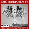 Injectievorm 100% Fit voor Honda Backings CBR1000 CBR 1000 RR CC 04-05 Body 52NO.6 CBR 1000RR 1000CC 2004 2005 CBR-1000 CBR1000RR 04 05 OEM Volledige Kuip Repsol Silver White