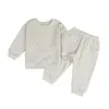 Baby Designs Clothing Sets Infant Long Sleeve Sweatshirt Pant Suit Clothes Casual Set