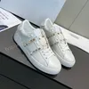 Men Casual Shoes Women Sneakers Dress Shoes35-46 Comfort White Black Golden Leather Outdoor