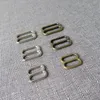 10 Pcs 15mm 20mm 25mm Bag Straps Belt Buckles Metal Slider Tri Glide Adjuster For Webbing Leather Garment Sewing DIY Accessories