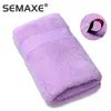 Semaxe高級バスタオル100％コットン、高吸収性、高品質のELとスパ、柔らかくて厚い、バスルームビーチに適しています（210611