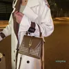 Aftonväskor Vintage Märke Design Houndstooth Handbag Purses Kvinnor Axel CrossBody 2022 Dam Messenger Hög kvalitet