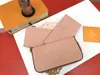 2021 Women Hand Valcs Quality Hounder Leather House Messenger Female Classic Wallet with Box Small Tote Crossbody Bag203S