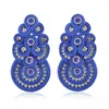 Soutache orecchini da donna fatti a mano cristallo intrecciato sutasz orecchino pendente beige blu nero estetico boho gioielli tendenza 2020