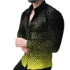2022 primavera autunno uomo moda camicie colletto rovesciato camicia con bottoni uomo Casual stampa digitale top manica lunga Streetwear