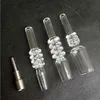 Quartz Tip Filter Smoking Pijpen Mondstuk Titanium Nail 10mm 14mm 19mm voor waterbakken Water Bongs Oliereiljes Bangers Gereedschap