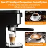 2022 Ciasto Narzędzia Espresso 20 Bar Ekspres do kawy Piepienia Mleko Frater Wand 1300W Wysokowydajny No-Przeszczepianie 900ml Wymienny Maker Wody Cappuccino