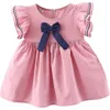 Robes de fille bébé fille tenues d'anniversaire petite princesse fleur robe de bal enfants pour les vêtements de fête formelle