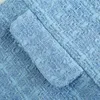Mode Süße Taschen Tweed Playsuits Frauen V-ausschnitt Ärmellose Zurück Zipper Weibliche Kurze Overalls Mujer 210430
