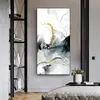 Pintura abstrata moderna em tela, impressões coloridas, mármore dourado, pôster nórdico, arte de parede para sala de estar, aquarela, decoração de casa 337p