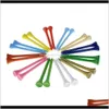 70Mm Wood Golf Tees Supplies Rainbow Random Color Accessories Fy4Hh Jvqdo