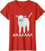 Camisetas para hombre Camiseta de algodón de verano Sheep o Sheeple Anti Vaccine and Mask Print Street Casual transpirable O-cuello de gran tamaño Ropa de gran tamaño