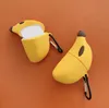3D 바나나 무선 Bluetooth 헤드셋 액세서리 에어 포드 용 이어폰 케이스 1st 2 세대 케이스 커버 30pcs