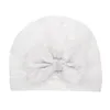 Toddler Baby Boy Girl Lace Bow Hat Beanie Caps Accessori per capelli estivi Neonato Fashion Elastic Turban Hats Bonnet Children