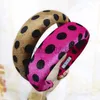 Mode éponge Dot bandes de cheveux pour femmes filles bandeau bandeau cheveux accessoires Haarband bandeau cheveux diademas para