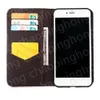 Luxe ontwerper Folio telefoonhoesjes voor iPhone 14 13 12 Pro 11Pro X XS Max XR 7P 8p Case Monogram Canvas wordt geleverd met een kleurrijke lederen bindkaartsleuvenhouder