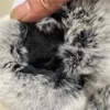 Guanti in pelle di pecora al 100% e guanti a cinque dita caldi resistenti al freddo in pelle di coniglio touch screen in lana