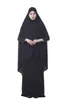 Hijabklänning Formella muslimska böneplaggset Abaya Afghanistan islamiska kläder Namaz lång bön Hijab muslimska Jurken Abayas