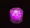 Couleur Mini fabricant de bruit romantique LED Faux glace Rose lampe de poche dans l'eau Champagne mariage décoration de fête de noël