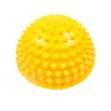 Recentemente inflável meia esfera ioga bolas pvc massage fitball exercícios de balanceamento de treinador para ginásio pilates esporte aptidão 1258 z2