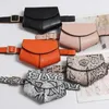 Waist Bags Snake Print Solid Color Ladies Bag PU Leather Belt Female Mini Sexy Luxury Handbag Chest