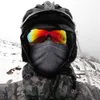 Vinter termisk corduroy bandana nacke varmare cykla halv ansikte mask fleece skidåkning springa jakt snowboard män kvinnor kall halsduk