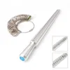 JAVRICK Metal Ring Sizer Gauge Mandrel Finger Sizing Measure Stick Set di strumenti standard316D