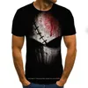 Camisetas masculinas 2022 3d Printing Sonho de manga curta Camiseta e Hip Hop Casual feminino