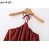 Sexy Halter Mini Dress Femmes Casual Holiday Summer Beach Plus Size Short Vestido 210514