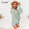 Casual vintage button lace up women Polka dot green holiday blouse shirt Beach summer feminino blusas mujer 210414