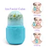 OEM FACE ROLLER GUA SHA Ice Massager Skin Care Tools Facial Cube Capsule Box Ta bort fina linjer Krympporer Minska Acne 200pcs