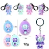 Decompression Toy Mini Mora Device Fair Finger-guessing Game Rock Paper Scissors Play Round Egg Delicate and Funny Key Chain Pendant