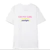 女性のTシャツ韓国のKPOP OH私の女の子ライブツアースターライトシャツの女性ストリートウェアHIPHOP K-TシャツTシャツ半袖トップス