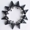 Ganze 20 Stück Naturstein Quarzkristall Lapislazuli Amethyste Perlen Anhänger Pendel für DIY Schmuckherstellung Halsketten 22020991841370895