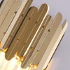 Nowoczesna LED Ściana Ściana Kryształ Luminaria Złoty Kreatywny Design Kryty Lampy Światła Światła do Sypialni Domowej Korytarz Łóżko Korytarz 210724