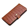 Dise￱ador de moda Luxury Luxury Genuine Leather Telephip Case para iPhone 14 14Pro 14Plus 13 12 11 Case de billetera Max Pro Max XR XS SE Patr￳n de cocodrilo Backstand Bold