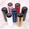 Temperature Control Smart Water Bottle 500ml Straight Tumbler Double Wall 304 Stainless Steel Cup Christmas Gift For Friends