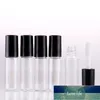 Pakkingflessen 100 stuks / partij plastic 1.2ml hervulbare lippenstift buis voor proefpakket lege duidelijke lip balsem container