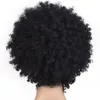 Fabricants en gros de petites perruques bouclées africaines, perruques européennes et américaines, boucles courtes pour femmes, cheveux explosifs, tête entière en fibres chimiques
