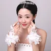 Gants de mariée de la mode fille fleur fille blanche en dentelle sans doigt pour les accessoires de mariage