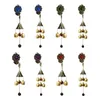 Oggetti decorativi Figurine M17D Campane di girasole Campanelli eolici Hanging Ornamenti di benedizione Negoziante vintage Negozio Decor Sole Fiore Finestra Pe