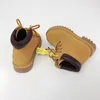 2021 младенцы малыш детская обувь детская сапоги для земли для девочек мальчики желтые черные лодыжка