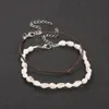 Anklets Kobiety Shell Foot Jewelry Summer Beach Barefoot Bransoletka na Nogi Kostka Pasek Czeski Akcesoria