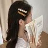 2pc / 세트 패션 레트로 한국식 단순 머리카락 클립 헤어핀 여성용 아크릴 기질 헤어 액세서리 모자
