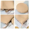 Schoudertassen Dames PU-leer Klein formaat mobiele telefoon Messenger Bag Tiener Koreaanse mode Kunstmatige Mini Leuke Sling Ronde Purse273i