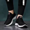 2021 tênis masculinas malha sapatos casuais lac-up sapatos homens leves confortáveis ​​respirável caminhando sneakers zapatillas hombre