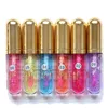 Ministar Glitter Lip Plumper Gloss 24k Lantejoulas Golden 3d 3D Plumping LipGloss Clear Lésbicas Lésbicas Graduais Maquiagem