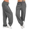 Vår Höst Loose Casual Byxor Kvinnor Svart Grå Pantaloner Mujer Pantalon Femme Jogger Byxor 210925