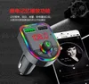 F6 Wireless Bluetooth 5.0 FM Transmitter Hands Free Car Kit Mp3 Player USB Charger